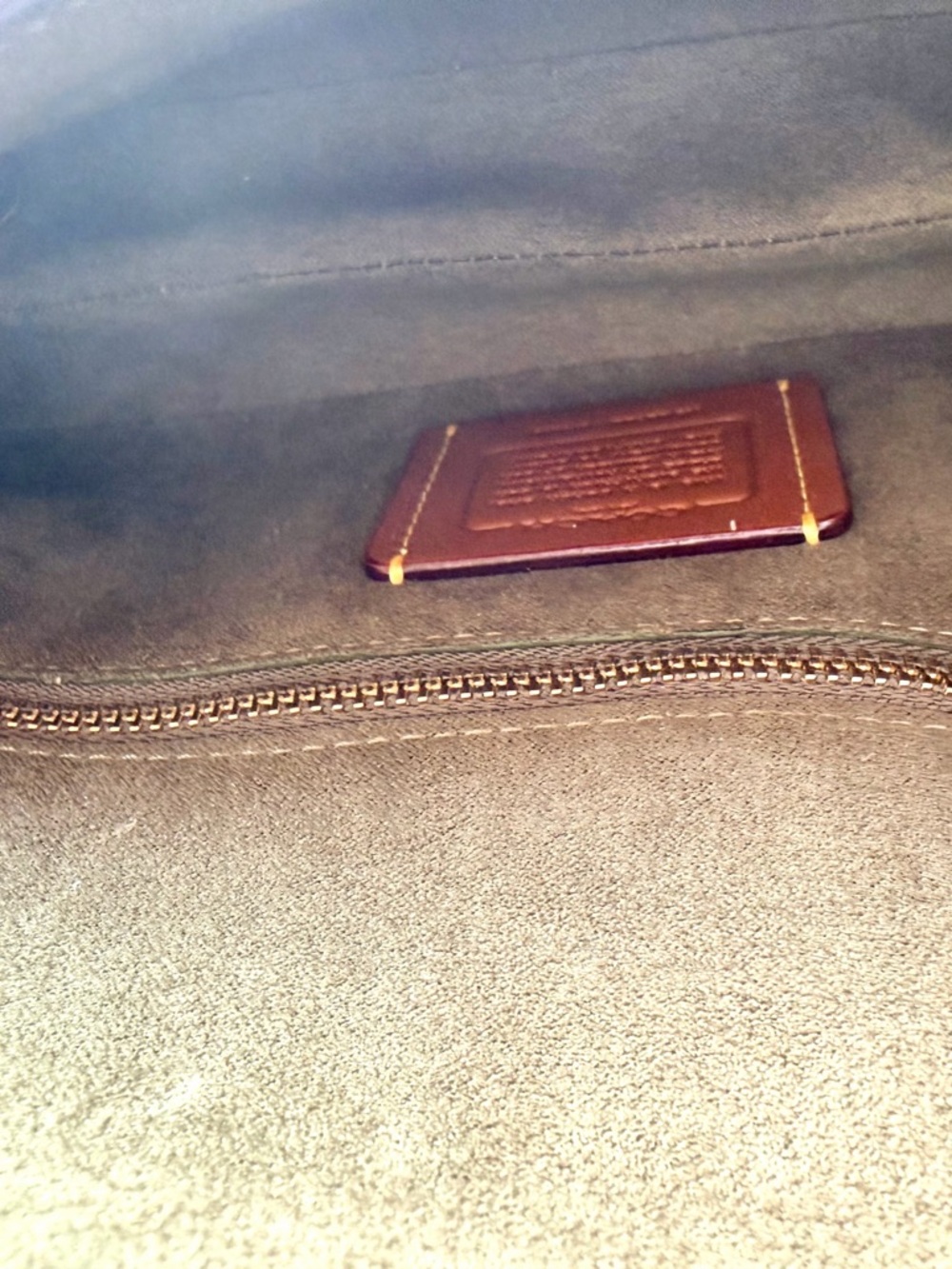 Coach Jet Shoulder Bag in Olive - Picture 8 of 10